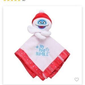 MY FIRST BUMBLE Snowman Snuggle Blanket / Security Blanket /12" / NEW